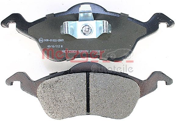 METZGER 1170038 Bremsbelagsatz, Scheibenbremse